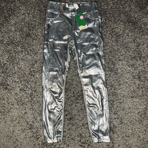 Halara S 7/8 Ankle Silver Pants Pockets‎ On Back